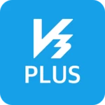 v3 mobile plus 2.0 android application logo